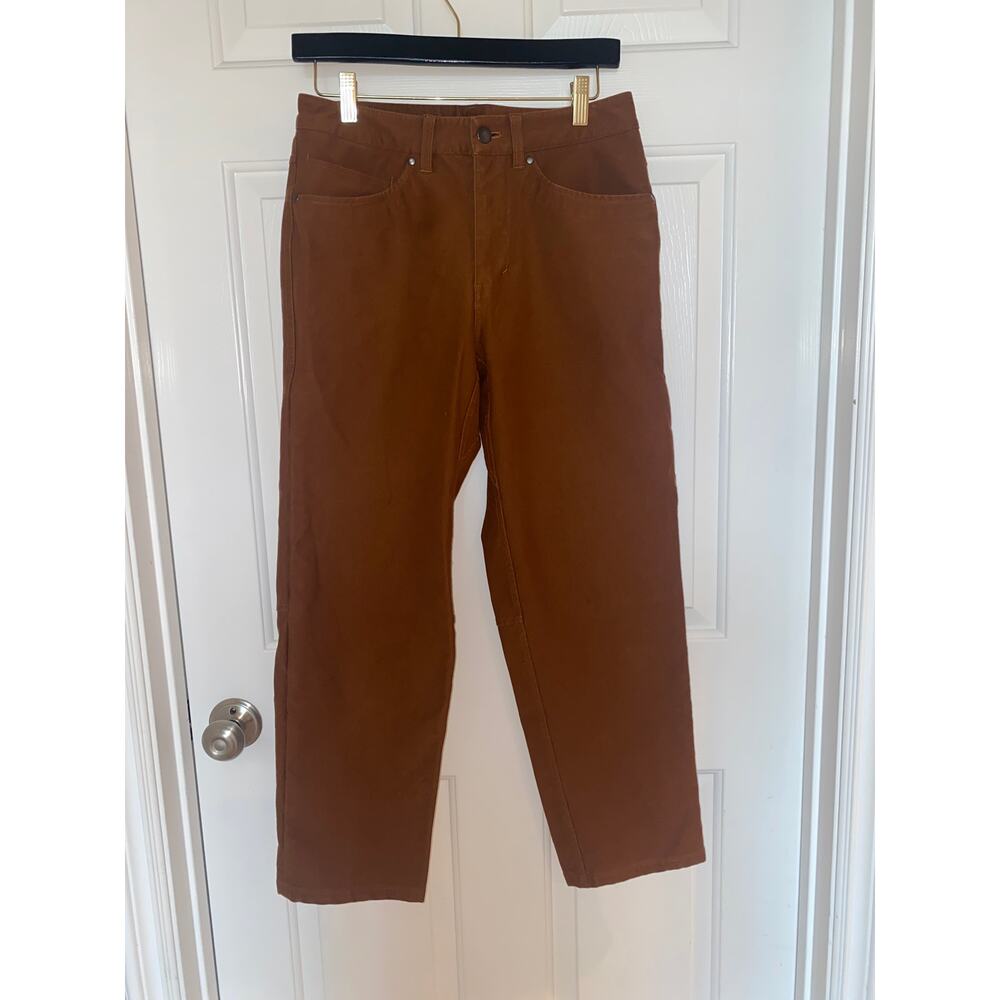 Lululemon ABC Crop Pant Relaxed Fit Copper Brown Men 28